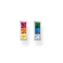 Thomas Sabo Orecchini a perno pietra Arcobaleno H2250-477-7
