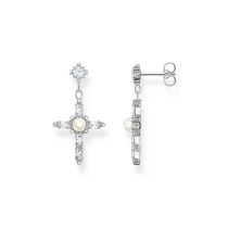 Thomas Sabo H2312-167-14 Orecchini in argento Cross Romance argento Donne
