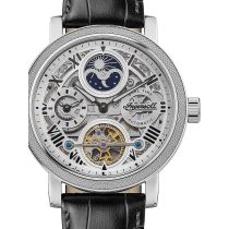 Ingersoll I12401 The Row Dual Time Automatico Orologio Uomo 45mm 5ATM