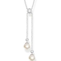Thomas Sabo KE1905-167-14 Pearl Collare da donna, regolabile