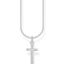 Thomas Sabo KE2043-051-14 Cross Pave Collare da donna, regolabile