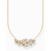 Thomas Sabo KE2085-414-4-L45V Catena flower placcato oro Signore