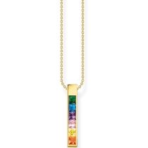 Thomas Sabo KE2113-971-7 Stone Rainbow Collare da donna, regolabile