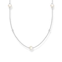 Thomas Sabo KE2125-167-14 Pearl Collare da donna, regolabile