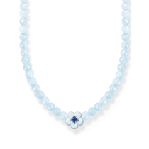 Thomas Sabo KE2182-496-1 Choker flower Collare da donna, regolabile