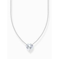 Thomas Sabo KE2211-051-14-L45V Collana in argento con ciondolo a forma di cuore bianco da donna