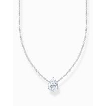 Thomas Sabo KE2213-051-14-L45V Collana in argento con ciondolo a goccia bianco da donna