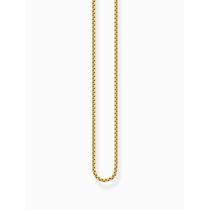 Thomas Sabo KE2227-413-39-L50V Collana placcata oro con disegno veneziano da 1 mm Donna