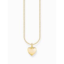 Thomas Sabo KE2234-413-39-L45V Collana placcata oro con ciondolo a cuore Donna
