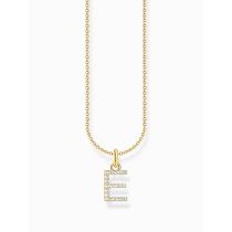 Thomas Sabo KE2244-414-14-L45V Catena placcata oro Lettera E Donna