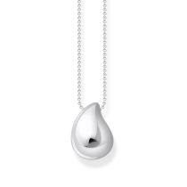 Thomas Sabo KE2281-001-21-L50V Bold - Collana in argento con ciondolo a goccia da 40-45 cm da donna