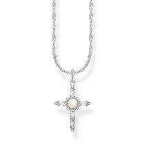 Thomas Sabo KE2296-167-14-L45V Catena in argento con ciondolo a croce Cross Romance Donne