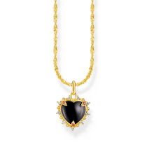 Thomas Sabo KE2297-995-11-L45V Catena placcata oro con ciondolo Cuore Romance Donne