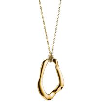 Thomas Sabo KE2319-413-39-L70 Collana con Ciondolo Natural Beauty Placcato In Oro Donna