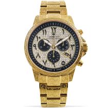 Louis XVI LXVI1096 Palais Royale Arabic Cronografo Orologio Uomo 43mm 10ATM
