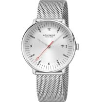 Mondaine MLE.41210.SM Orologio Uomo Doppio 41mm 5ATM 