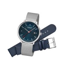 Mondaine MLE.41240.LQV.SET Orologio Uomo Doppio 41mm 5ATM 