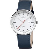 Mondaine MLE.41910.LDV Orologio Uomo Doppio Solare 41mm 5ATM 