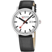 Mondaine MSE.40210.LBV Orologio Da Uomo evo2 SBB Big-Date 40mm 3ATM