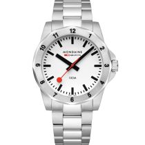 Mondaine MSN.4211B.SK Orologio Uomo Numeri 42mm 10ATM