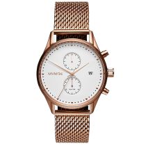 MVMT D-MV01-RGM Voyager bianco Rose Orologio Uomo 42mm 10ATM