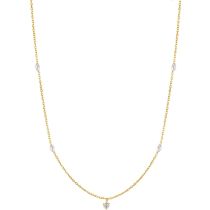 ANIA HAIE NAU003-01YG Radiance Collare da donna Gold 14K, regolabile