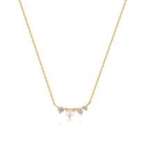 ANIA HAIE NAU003-02YG Radiance Collare da donna Gold 14K, regolabile