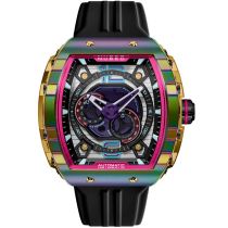 Nubeo NB-6087-03 Orologio Da Uomo Magellan 24h Automatico 49mm 5ATM