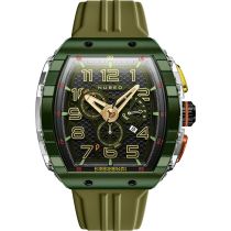 Nubeo NB-6088-05 Orologio Uomo Magellan Retrograde Cronografo 49mm 5ATM 