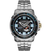 Nubeo NB-6093-11 Orologio Uomo Apollo 55th Automatico Edizione limitata 48mm 20ATM 