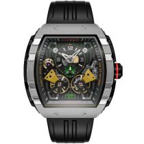 Nubeo NB-6100-02 Orologio Da Uomo Magellan Double Barrel Automatico 48mm 5ATM