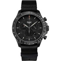 Traser H3 109465 P67 Officer Cronografo Nero Nato Orologio Uomo 46mm 10ATM