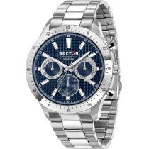 Sector R3253578022 serie 270 dual time Orologio Uomo 45mm 5ATM