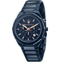 Maserati R8873642008 Stile Cronografo Orologio Uomo 45mm 10ATM