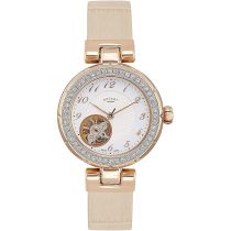 Rotary LS004/A/18 Skeleton Orologio Donna Automatico 34mm 5ATM