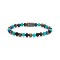 Rebel & Rose Braccialetto Mix Turquoise 925 RR-6S006-S-M Unisex
