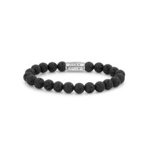 Rebel & Rose Bracciale Nero Luna RR-80011-S-M Uomo