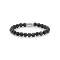 Rebel & Rose Bracciale Matt Grey Seduction RR-80025-S-M Uomo