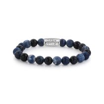 Rebel & Rose Braccialetto Blue Rocks RR-80045-S-L Uomo