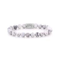 Rebel & Rose Braccialetto Virgin White RR-80066-S-L Uomo