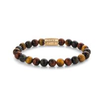 Rebel & Rose Braccialetto Who's afraid of the Tiger RR-80088-G-M Uomo