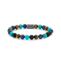 Rebel & Rose Braccialetto Mix Turquoise 925 RR-8S006-S-L Uomo