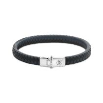 Rebel & Rose RR-L0178-S-M Braccialetto Small Braided Black&Blue