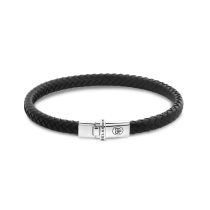 Rebel & Rose RR-L0174-S-M Braccialetto Xtra Small Braided Black