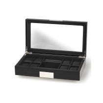 Rothenschild RS-2353-8BL Scatola per orologi e accessori in legno [8] Nera