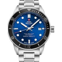 Swiss Military SM34088.02 Diver Quarzo Orologio Uomo 42mm 20ATM
