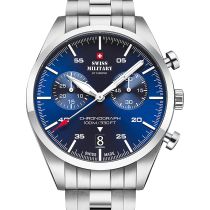 Swiss Military SM34090.02 Cronografo Orologio Uomo 43mm 10ATM