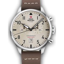 Swiss Military SM34098.09 Vintage Cronografo Orologio Uomo 43mm 10ATM