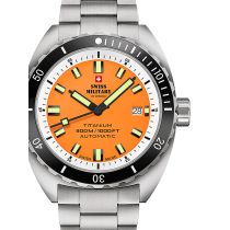 Swiss Military SMA34100.04 Diver Titanio Automatico Orologio Uomo 42mm 30ATM