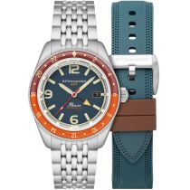 Spinnaker SP-5120-55 Orologio Uomo Fleuss GMT Automatico Set 43mm 15ATM
